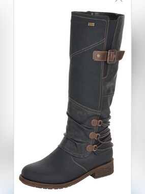 Remonte Mombasa Black Tall Boot